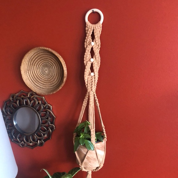 New Handmade Macramé Wall Plant Holder - Picture 4 of 11